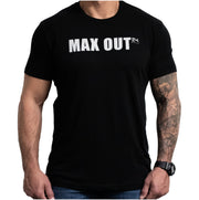 MAX OUT Gray On Black Tee (Men's)
